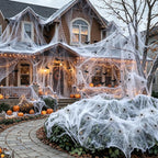 Giant Stretch Spider Web – Covers up to 1,400 sq ft + FREE 100 Spiders